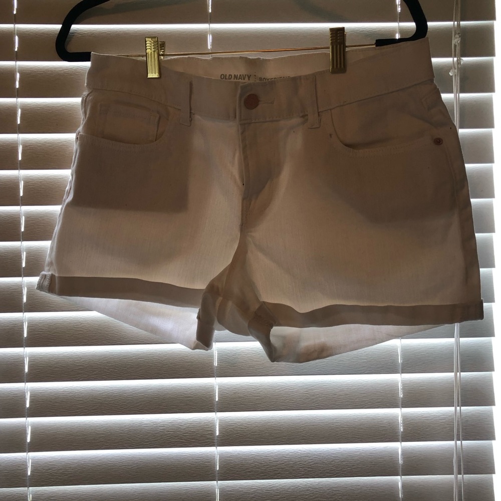 white shorts